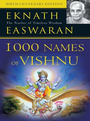 cover image of 1000 Names of Vishnu